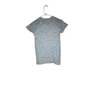Activewear Short Sleeve Tee Shirt Blue Small